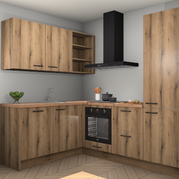 Goud Eiken keuken Boekarest 115338