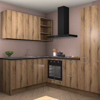 Goud Eiken keuken Boekarest 115474