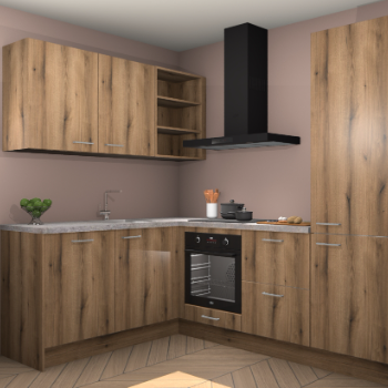 Goud Eiken keuken Boekarest 115525