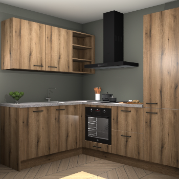 Goud Eiken keuken Boekarest 115528