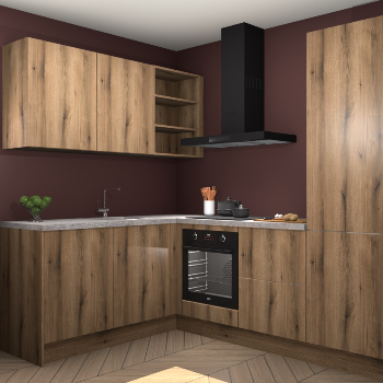 Goud Eiken keuken Boekarest 115530