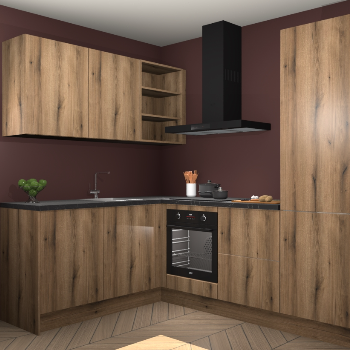 Goud Eiken keuken Boekarest 115572