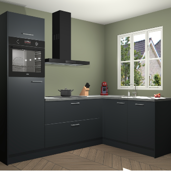 Onyxgrijze keuken Victoria 115346