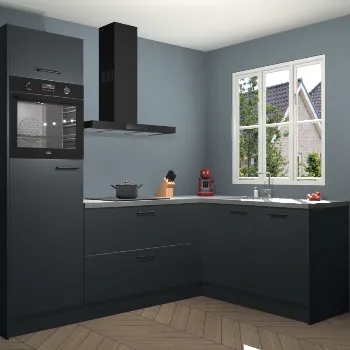 Onyxgrijze keuken Victoria 115354