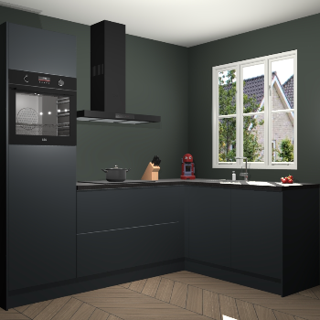 Onyxgrijze keuken Victoria 115367