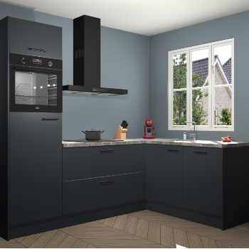 Onyxgrijze keuken Victoria 115356