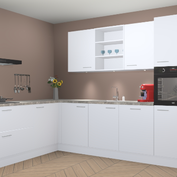 Sneeuwwitte keuken Gotenburg 115306