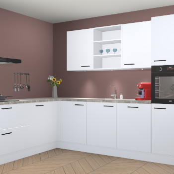 Sneeuwwitte keuken Gotenburg 115308