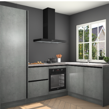 Beton Parelgrijs greeploze keuken Linz 115453