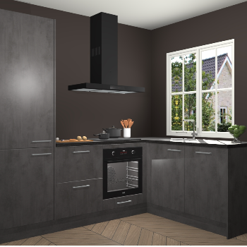 Beton Antraciet keuken Linz 115579