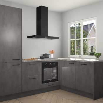 Beton Antraciet keuken Linz 115588
