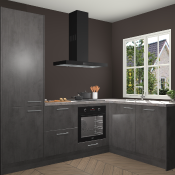 Beton Antraciet keuken Linz 115591