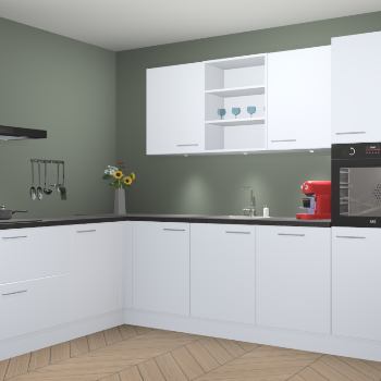 Sneeuwwitte keuken Gotenburg 115298