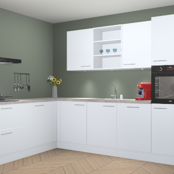 Sneeuwwitte keuken Gotenburg 115414