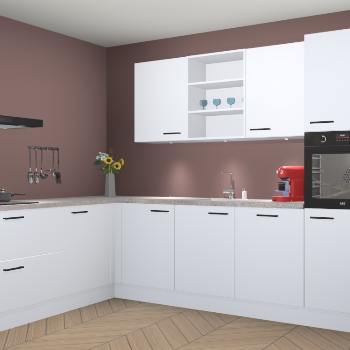 Sneeuwwitte keuken Gotenburg 115417