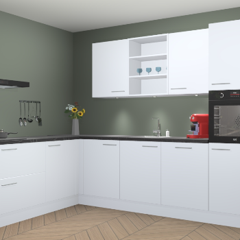 Sneeuwwitte keuken Gotenburg 115609