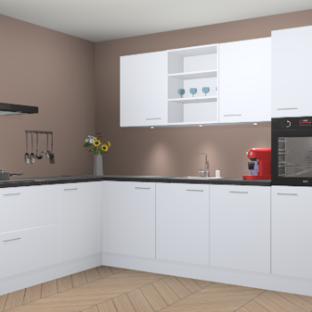 Sneeuwwitte keuken Gotenburg 115610