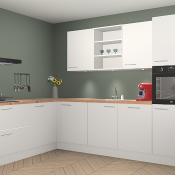 Zijdegrjize keuken Gotenburg 115616