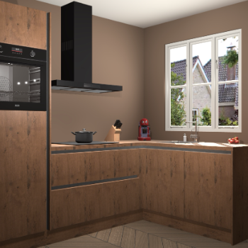 Astoria Eiken greeploze keuken Victoria 115393