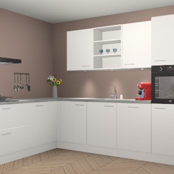 Zijdegrjize keuken Gotenburg 115666