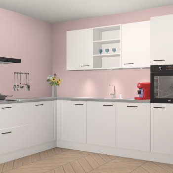 Zijdegrjize keuken Gotenburg 115669