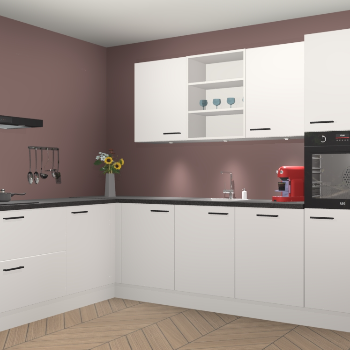 Zijdegrjize keuken Gotenburg 115709