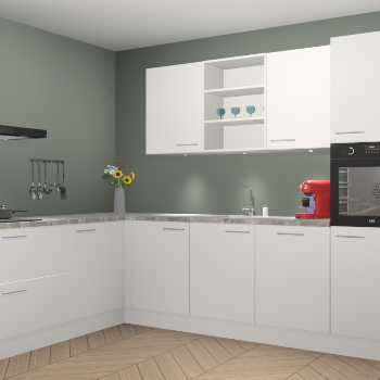 Zijdegrjize keuken Gotenburg 115719