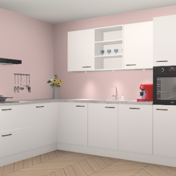 Zijdegrjize keuken Gotenburg 115729