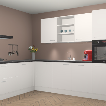 Zijdegrjize keuken Gotenburg 115867