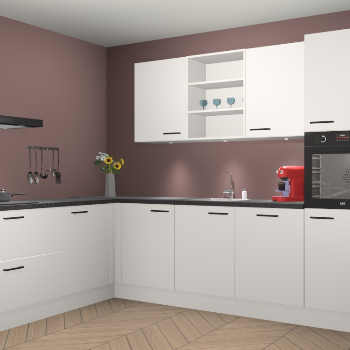 Zijdegrjize keuken Gotenburg 115871