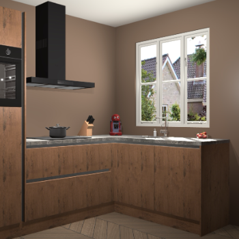 Astoria Eiken greeploze keuken Victoria 115634