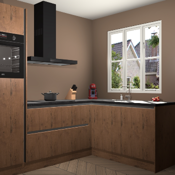 Astoria Eiken greeploze keuken Victoria 115636