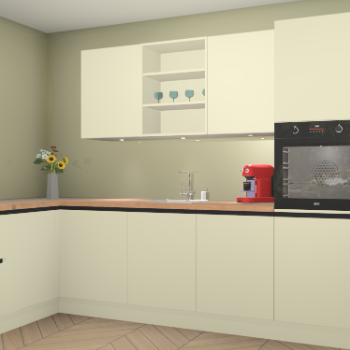 Magnolia greeploze keuken Gotenburg 115889