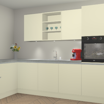 Magnolia greeploze keuken Gotenburg 115959