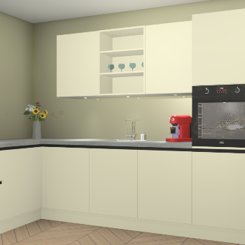 Magnolia greeploze keuken Gotenburg 115963