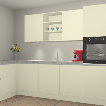 Magnolia greeploze keuken Gotenburg 115986