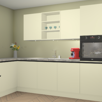 Magnolia greeploze keuken Gotenburg 115989