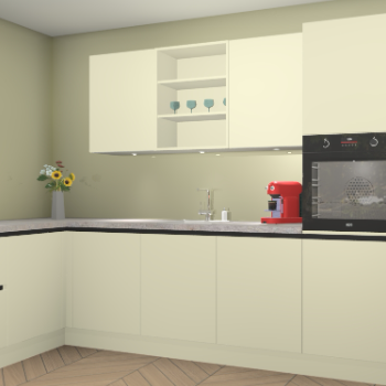 Magnolia greeploze keuken Gotenburg 116004