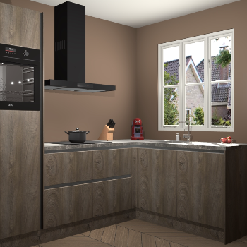 Cantaro Eiken greeploze keuken Victoria 115683