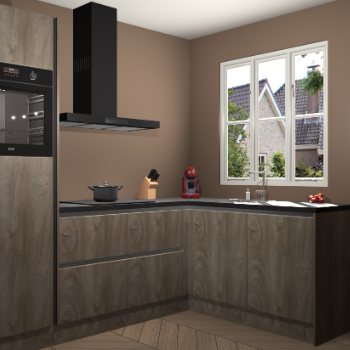 Cantaro Eiken greeploze keuken Victoria 115685