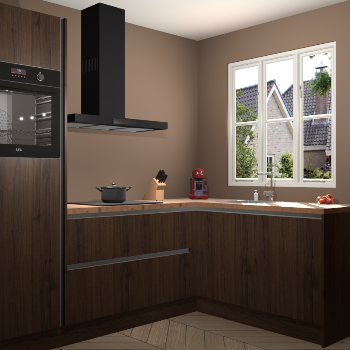 Noten greeploze keuken Victoria 115403