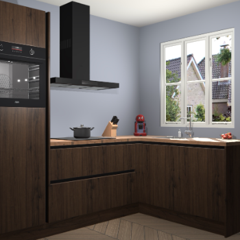 Noten greeploze keuken Victoria 115429