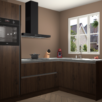 Noten greeploze keuken Victoria 115747