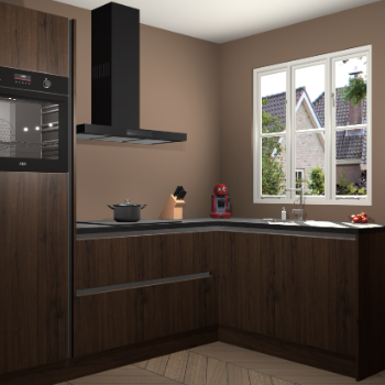 Noten greeploze keuken Victoria 115748