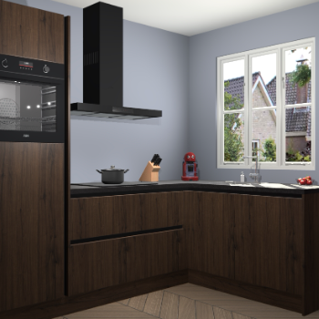 Noten greeploze keuken Victoria 115763