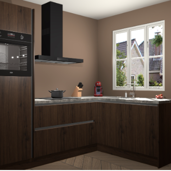 Noten greeploze keuken Victoria 115749