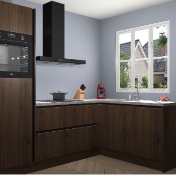 Noten greeploze keuken Victoria 115765