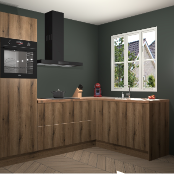 Goud Eiken keuken Victoria 115814