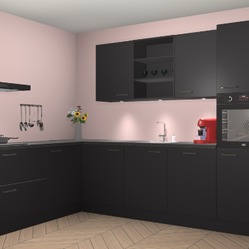 Zwarte keuken Gotenburg 116058