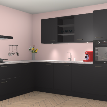 Zwarte keuken Gotenburg 116069